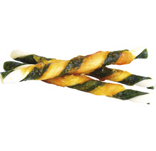 Drei spiralförmige Hundesnacks