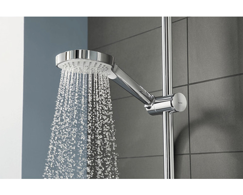 Brausestangenset mit Duschkopf und Wasserstrahl