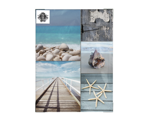 Dekoratives Wandbild mit Strandmotiven