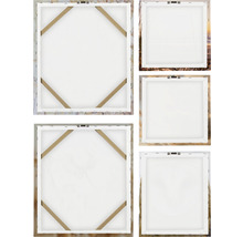 Rückansicht einer Leinwand