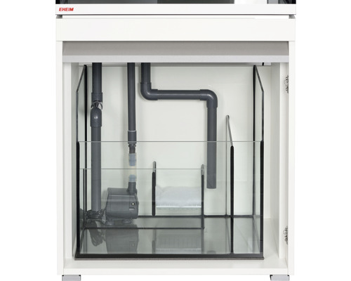 Aquariumunterschrank mit Innenleben, inklusive Pumpe und Rohren