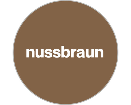 Farbmuster Nussbraun