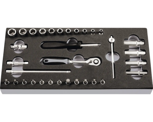 Steckschlüsselsatz in Werkzeugkiste