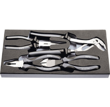 Werkstattwagen WGB 670 x 970 x 470 mm mit 5 Schubladen, schwarz pulverbeschichtet-thumb-4