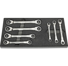 Werkstattwagen WGB 670 x 970 x 470 mm mit 5 Schubladen, schwarz pulverbeschichtet-thumb-6