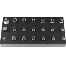 Werkstattwagen WGB 670 x 970 x 470 mm mit 5 Schubladen, schwarz pulverbeschichtet-thumb-7