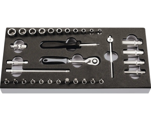 Steckschlüsselsatz in Werkzeugkasten