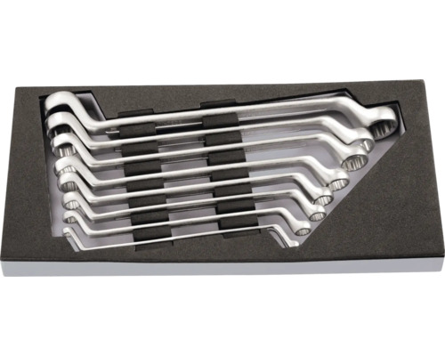 Satz Ringratschenschlüssel in Aufbewahrungsbox