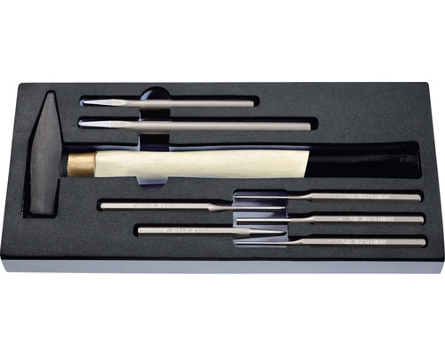 Hammer und Meißelset in Aufbewahrungsbox