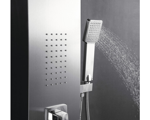 Duschpaneel mit Handbrause und Massagedüsen