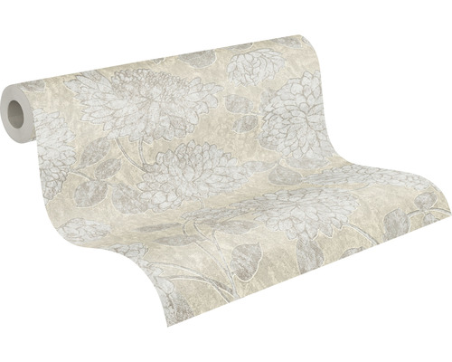 Tapetenrolle mit floralem Muster