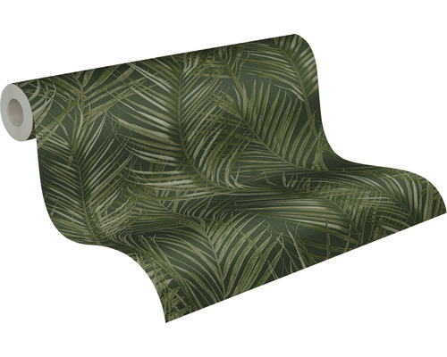 Tapetenrolle mit Palmenblattmuster