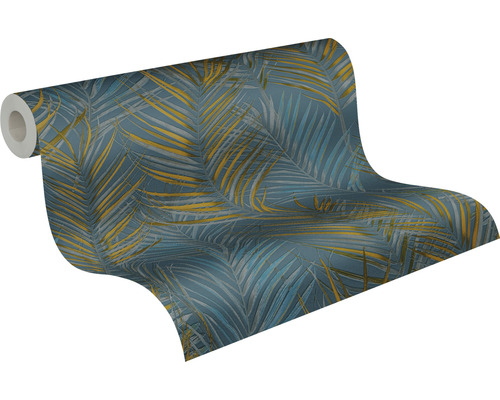 Tapetenrolle mit Palmenblattmuster