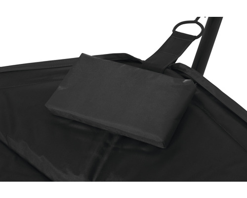 Detailansicht einer Hängematte mit Kopfkissen