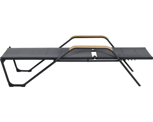 Gartenliege mit Armlehnen