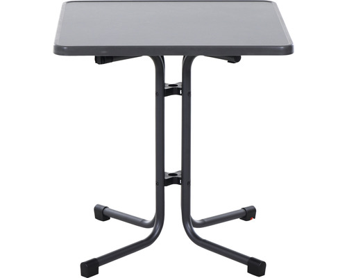 Quadratischer Klapptisch mit Metallgestell