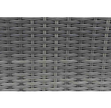 Detailansicht von grauem Rattan
