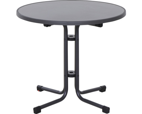 Runder Gartentisch mit Metallgestell