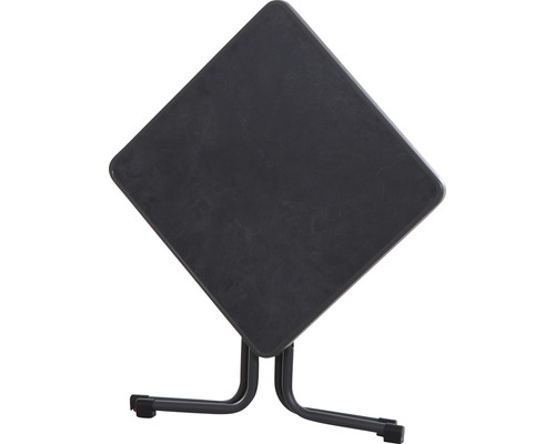 Quadratischer Klapptisch mit Metallgestell