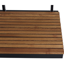 Holzplatte mit Streben für den Außenbereich