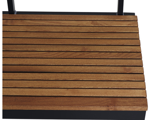 Holzplatte mit Streben für den Außenbereich