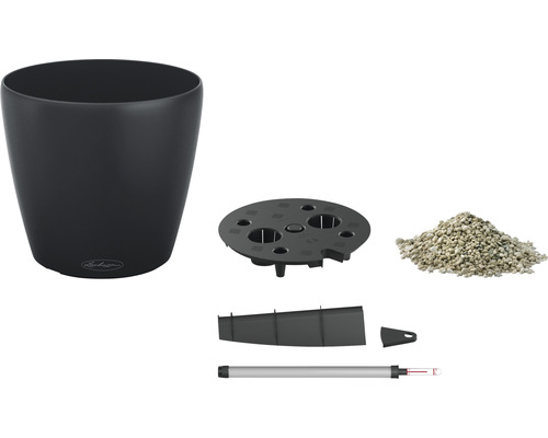 Blumentopf mit Bewässerungssystem und Zubehör