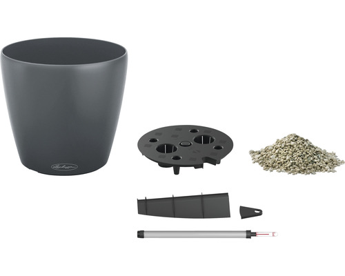 Blumentopf mit Bewässerungssystem und Zubehör