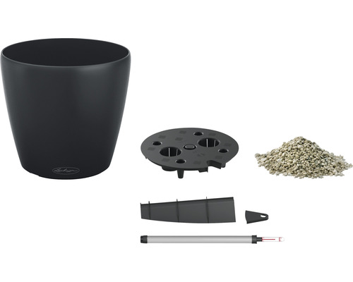 Blumentopf mit Bewässerungssystem und Zubehör