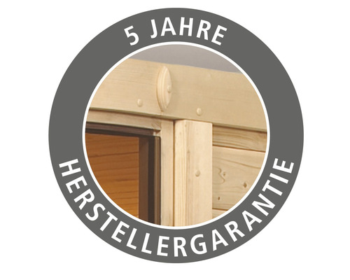 Fünf Jahre Herstellergarantie Siegel