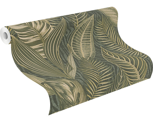 Tapetenrolle mit Blattmuster