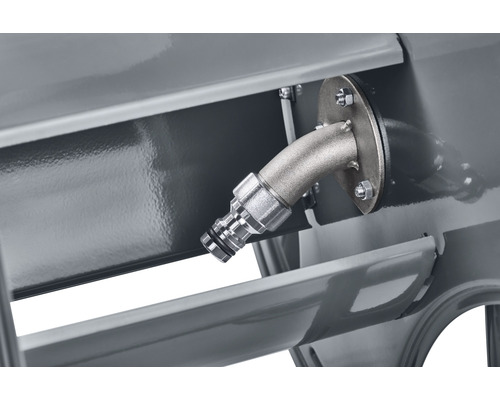 Wasseranschluss für Sandstrahlkabine