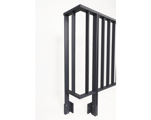 Geländerpfosten aus Metall für den Außenbereich