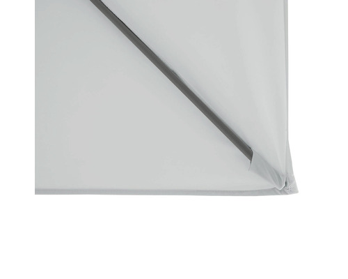 Detailansicht eines Schirms mit Gestell