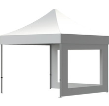 Weißes Faltpavillon mit Fenster