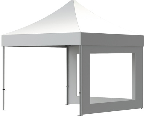 Weißes Faltpavillon mit Fenster