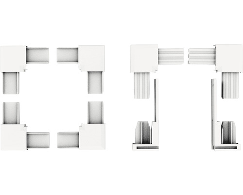 Eckverbinder für Regalböden