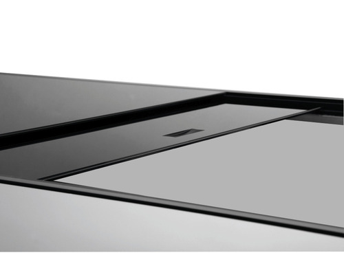 Detailansicht einer Aquariumabdeckung aus Glas