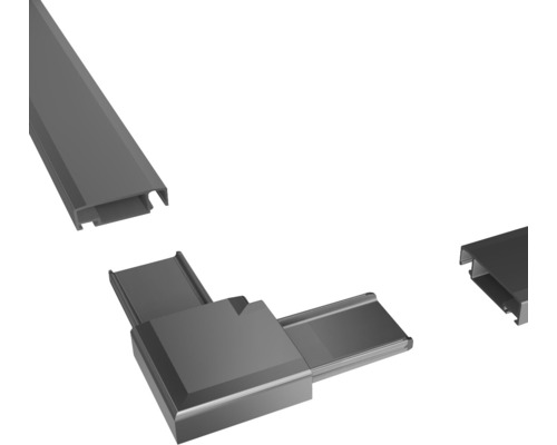 Aluminiumprofile und Eckverbinder für die Montage