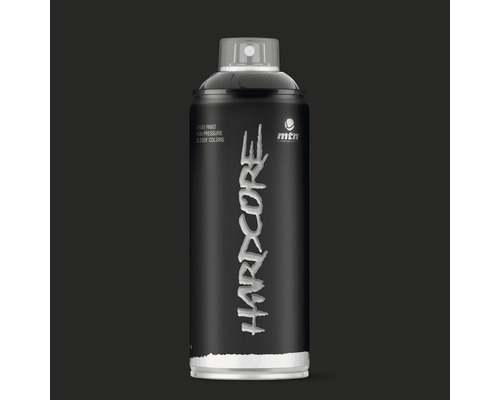 MTN Montana Hardcore Sprühlack RV-9011 Gloss Black 400 ml MTN Hardcore Sprühfarbe Dose