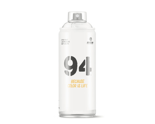 MTN Montana 94 Sprühlack RV-9010 White 400 ml MTN 94 Sprühfarbe, Niederdruck, matte Farben in einer Dose
