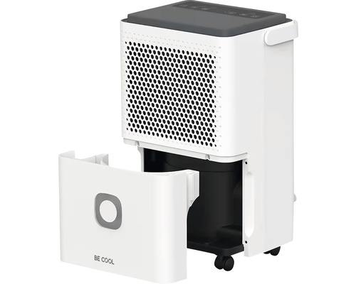 Luftentfeuchter mit herausgezogenem Wasserbehälter