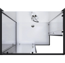 Designdusche Aurlane Black Magic 80x100x200 cm-thumb-2 Designdusche Aurlane Black Magic 80x100x200 cm-thumb-2