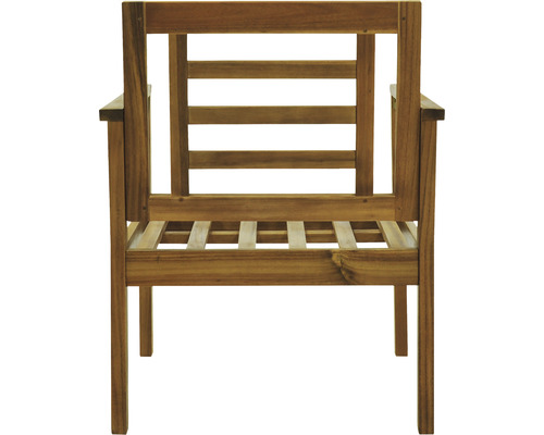 Holzgartenstuhl mit Armlehnen