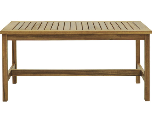 Gartentisch aus Holz mit Lattenrost