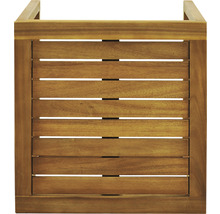 Holz-Pflanzkasten mit Lattenstruktur