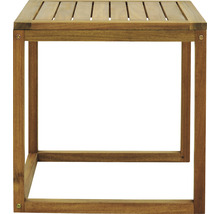 Holzbeistelltisch mit Lamellenplatte