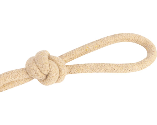 Hanfseil mit Knoten und Schlaufe