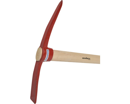 Spitzhacke mit Holzstiel