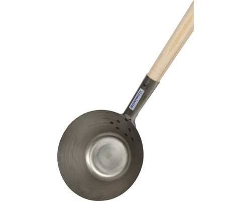Schöpfkelle aus Edelstahl mit Holzgriff
