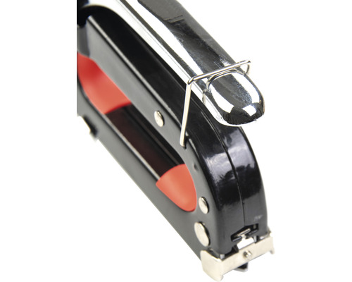 Nahaufnahme eines schwarzen Tackergeräts